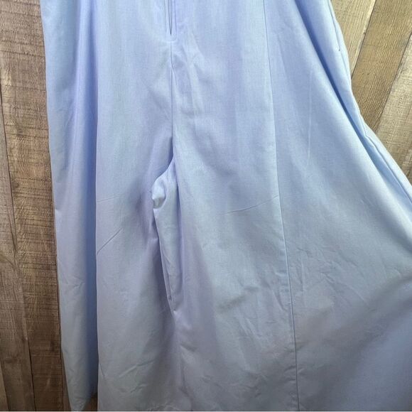 OOTD Rocks XL Light Blue Capri Wide Leg Sleeveless Jumpsuit Adjustable S… - Picture 4 of 14